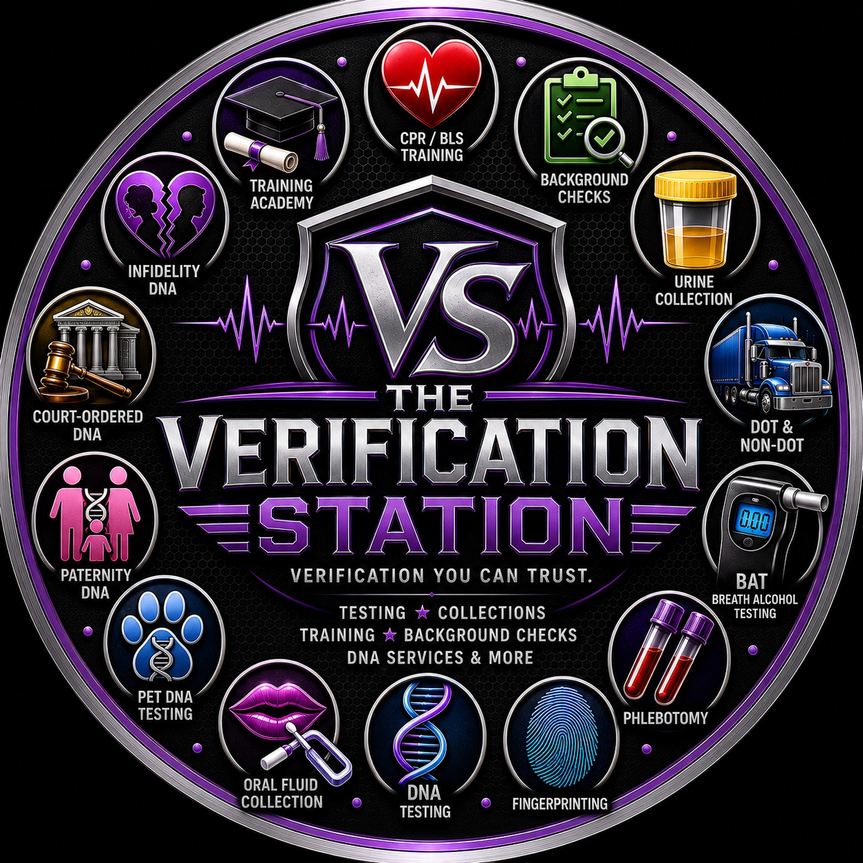 The Verification Station logo