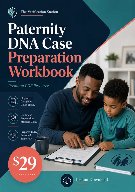 Paternity DNA Case Preparation Workbook cover