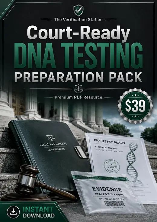 Court-Ready DNA Testing Preparation Pack cover